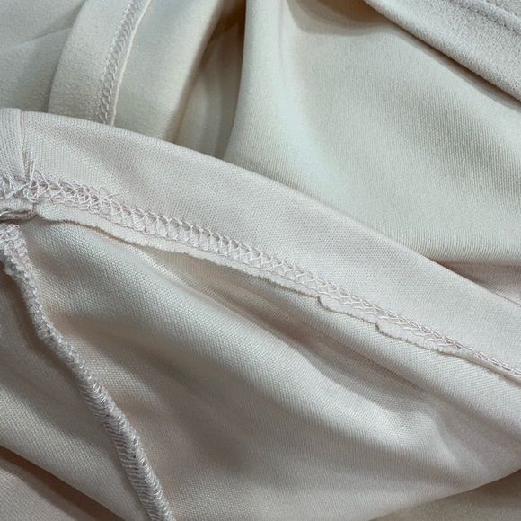 Lulus Call My Name Blush Pink low cowl back formal gown size S - Picture 12 of 16